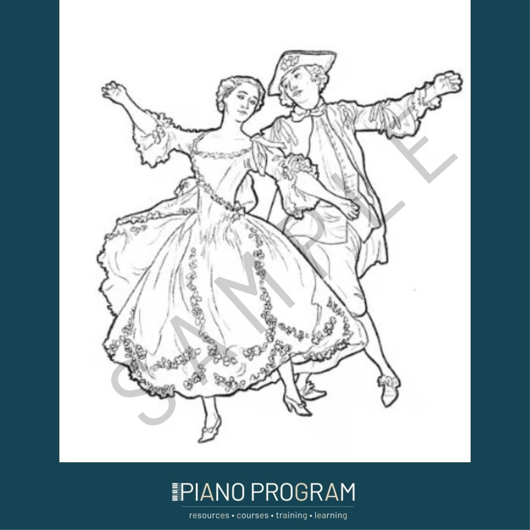 Baroque Coloring Pages - Image 2